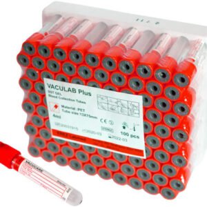 Tube tête rouge (Rack de 100)